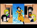 la clase de gohan reaccionan a goku