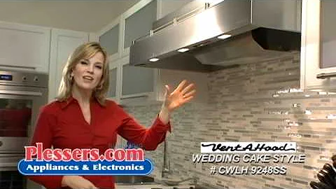 CWLH9248SS Vent A Hood Wedding Cake Style Hood Promotional Video from Plessers.com