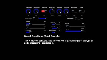 Audio Forensic Enhancement