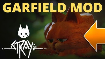 Stray Garfield Cartoon Edition Mod Gameplay