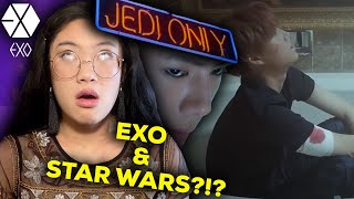 STAR WARS FAN reacts to EXO엑소 LIGHTSABER 光劍 (EXO STAR WARS Collaboration Project) MV - FIRST TIME