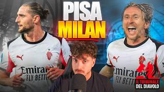 Il Solito Pasticcio Di Tomori Sorpresa Athekame  Pisa Milan 21 il Tribunale Del Diavolo