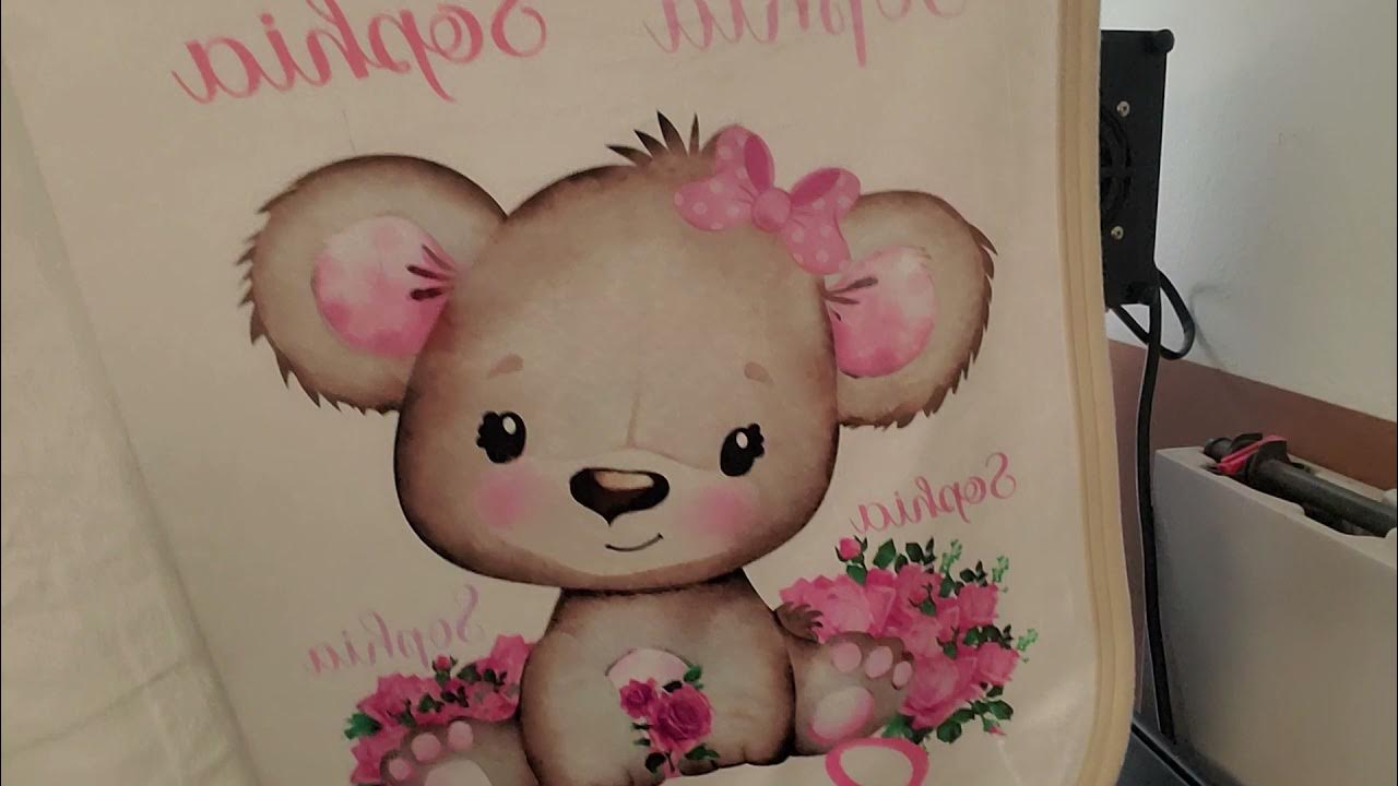 Sublimate Baby Blanket & Velvet pillow cover YouTube