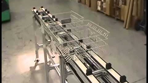 Dual Lane Indexing Timing Belt Conveyor