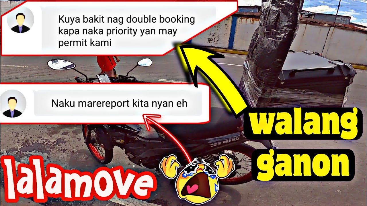 PRIORITY daw sila kay LALAMOVE bawal daw ako mag double booking  😁😁 | motovlogph