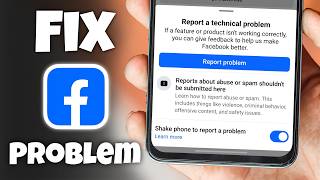 Facebook Report Problem Solution | How to Solve Report Technical Problem on Facebook
