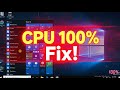 How to fix 100% CPU usage and apps opening by themselves in Windows 10