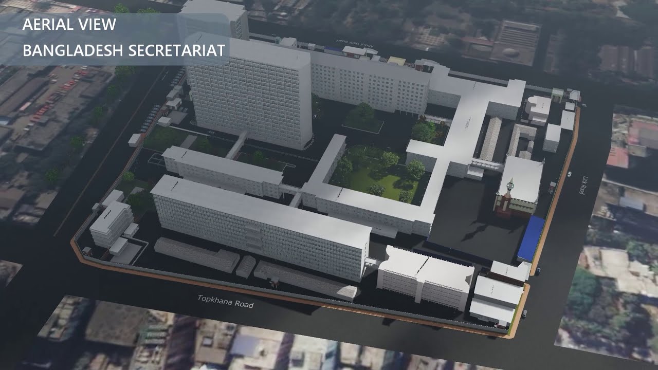 Animation Work_ Smart Security System, Bangladesh Secretariat, Dhaka