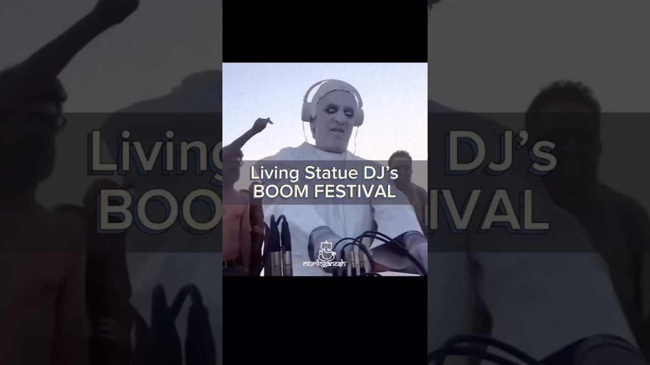 🗿Living Statue DJ’s create an atmosphere of magic and music at Boom Festival 2018 