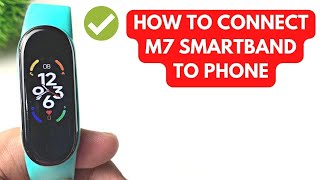 HOW TO CONNECT M7 SMARTWATCH TO PHONE | TUTORIAL ENGLISH