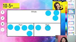 Part Part Whole subtraction strategy - First grade