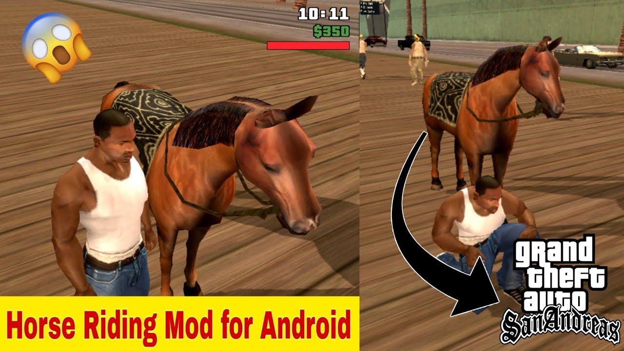 GTA San Andreas Horse Riding Mod For Android How To Install 