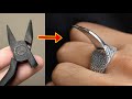 make jewelry for self-defense - I Turn broken pliers into claw ring