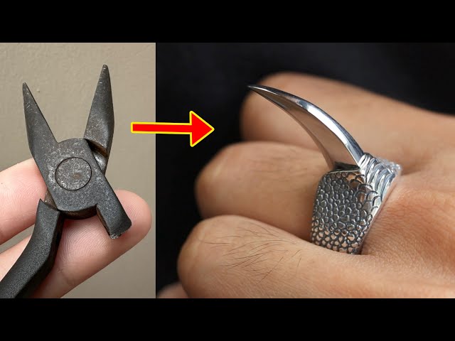 make jewelry for self-defense - I Turn broken pliers into claw