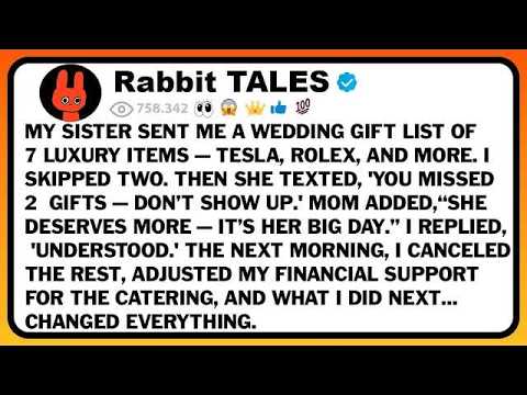 My Sister Sent Me a Wedding Gift List of 7 Luxury Items — Tesla, Rolex, and More  I Skipped Two