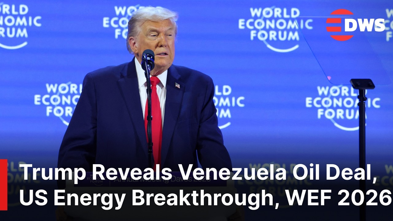 Historic Trump Speech at WEF 2026: Venezuela Oil Deal, US Energy Miracle, Record Trade Surplus |AC1E