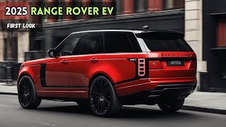 First Look at the Stunning 2025 Range Rover EV Reveal: Sleek Design and Performance!