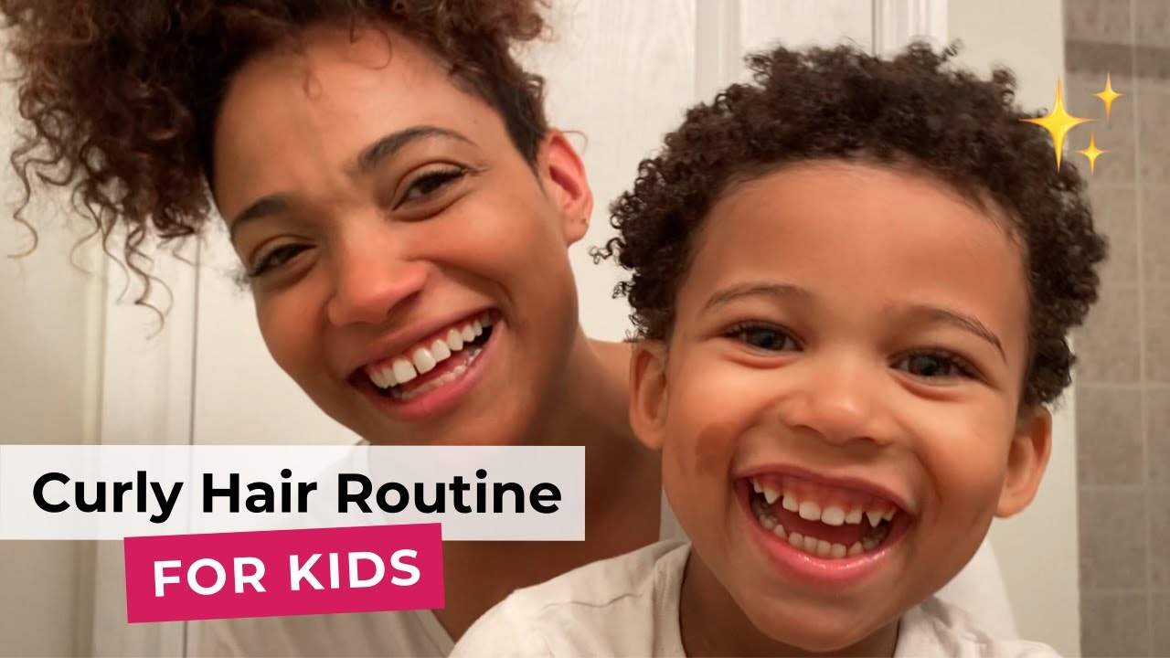 Kids Curly Hair Wash Day Routine for Easy Detangling