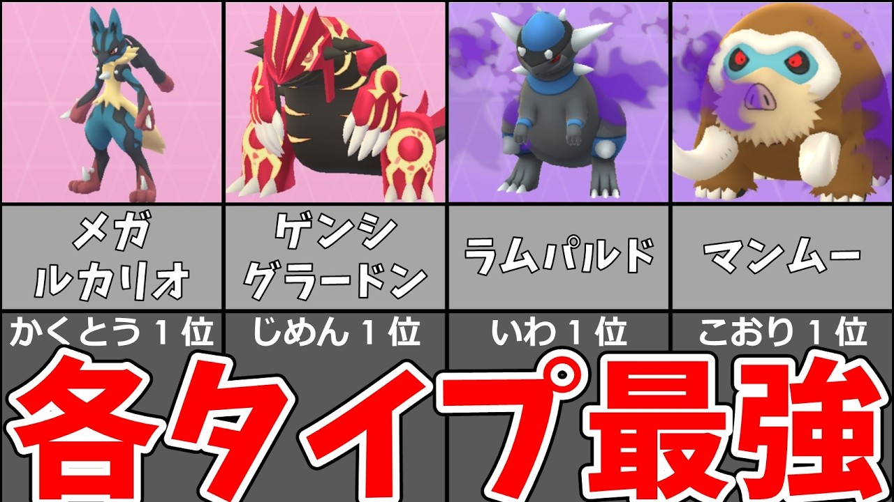 ポケモン go 最強 ランキング