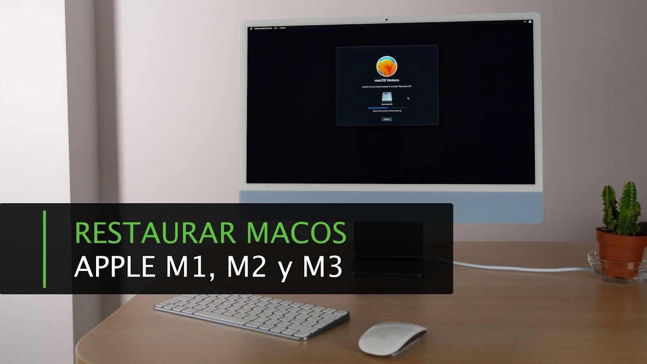 Cómo re-instalar MacOS en un Mac con chip Apple M1, M2 o M3 (Pro y Max ...