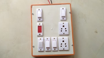 switch board with indicator connection wiring #switch_board #indicator