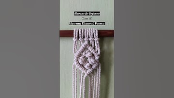 Macrame for Beginners Class 115 #macramedesign #macramepattern #diymacrame #macrametutorial #macrame
