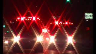 LAFD Light Force 33 & Rescue 33 Responding