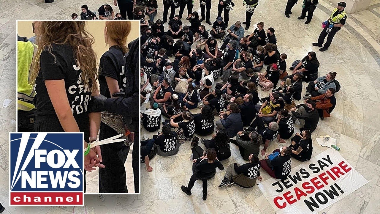 Inside the chaos on Capitol Hill as hundreds of Pro-Palestinian Jews arrested