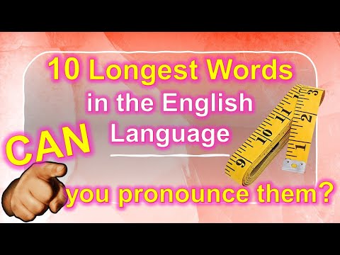 تصویری: 10 طولانی ترین کلمه چیست؟