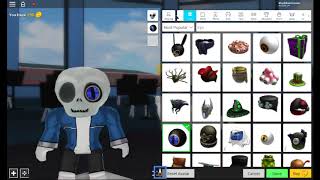 how to be sans in robloxian highschool