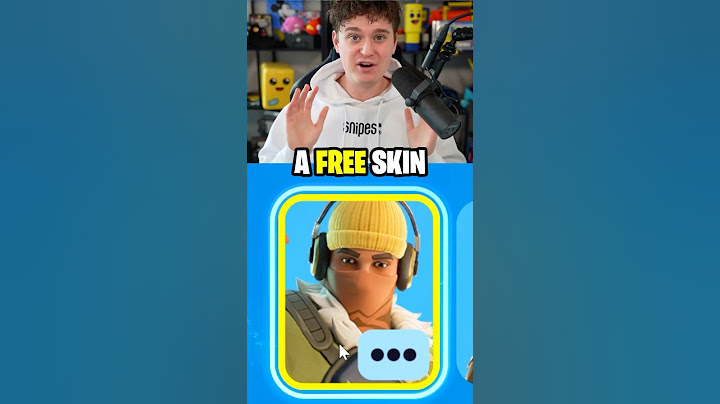 (TUTORIAL) how to get a skin for free in Fortnite