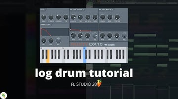 How to play log drums in Amapiano - FL Studio DX10 tutorial