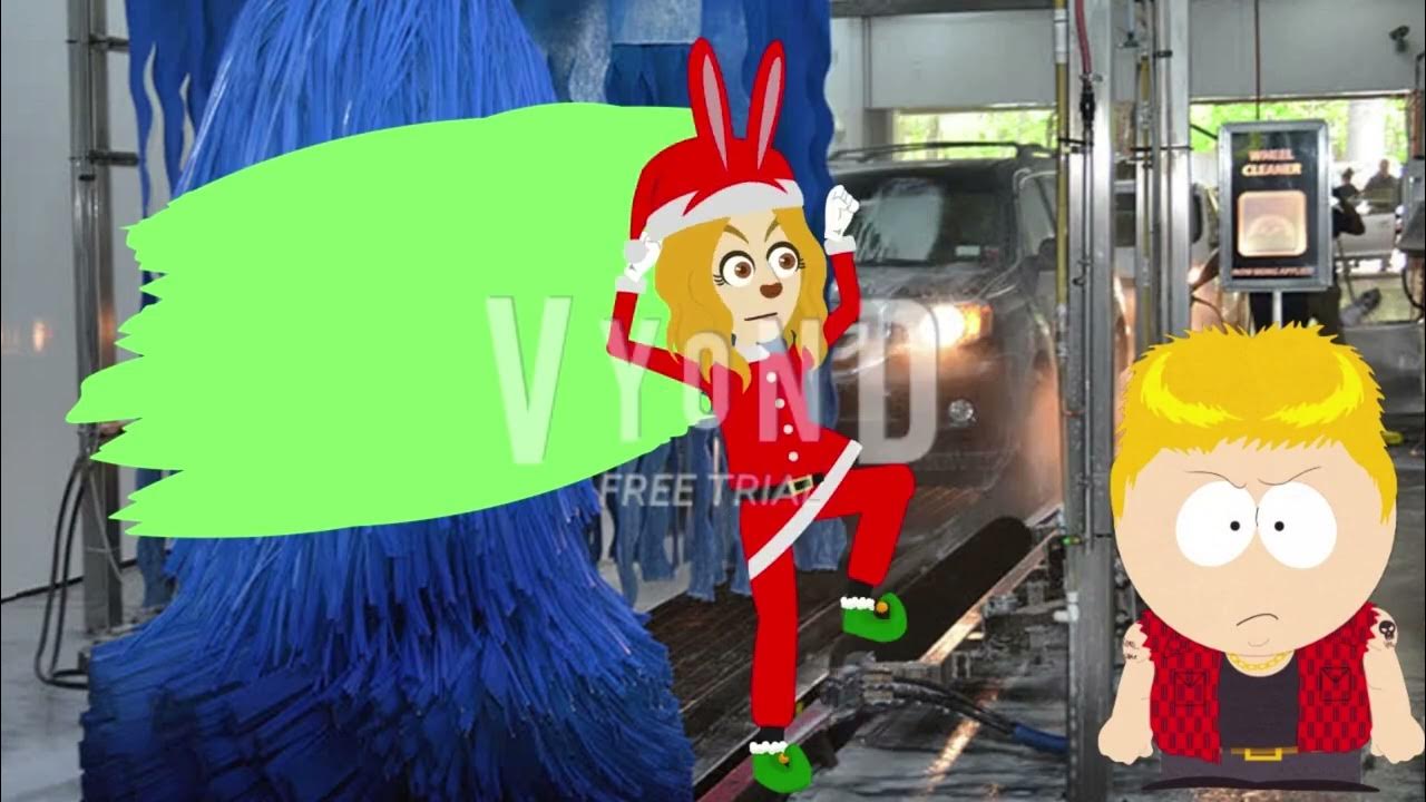 Trent Boyett Spray Paints a Grill Brush with Light Green Paint at Q Car