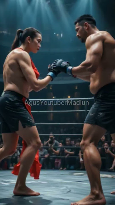 Busty Women VS Muscular Men: Epic Fight! #kungfu #agusyoutubermadiun #ai #fight