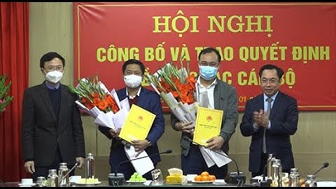 Thạch Thất công bố và trao Quyết định bổ nhiệm, bổ nhiệm lại cán bộ quản lý