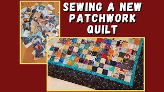 Sewing a New Patchwork Quilt (with 2' Squares)!