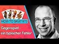 How To Skat #73: Ein typischer Fehler im Gegenspiel (mit Untertiteln / with English subtitles)