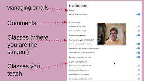 How to manage your email notification from Google Classroom