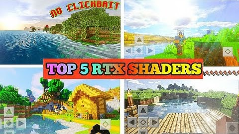 [REALISTIC] TOP 5 JAVA RTX SHADERS FOR MINECRAFT PE 1.18। FOR 1GB 2GB RAM PHONE। MCPE 1.18।