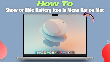 How to Show or Hide Battery Icon in Menu Bar on Mac