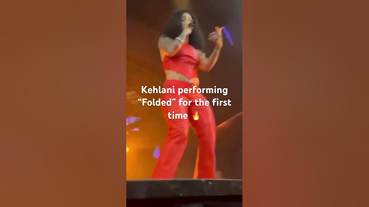 Kehlani performs “Folded” for the first time in Vegas #kehlani #folded