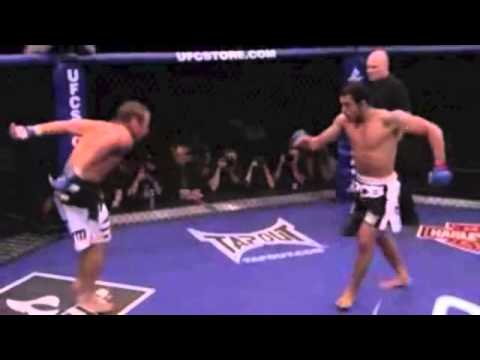 jose aldo vs urijah faber leg kicks from hell on - YouTube