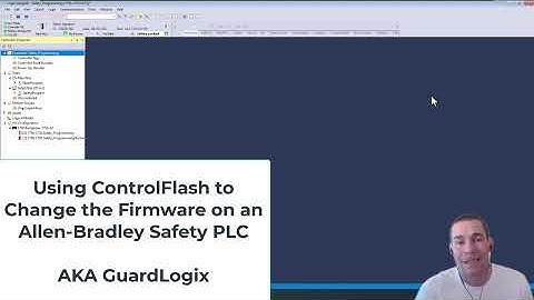 ControlFlash to update the Firmware on an Allen Bradley Safety PLC | Guardlogix firmware update