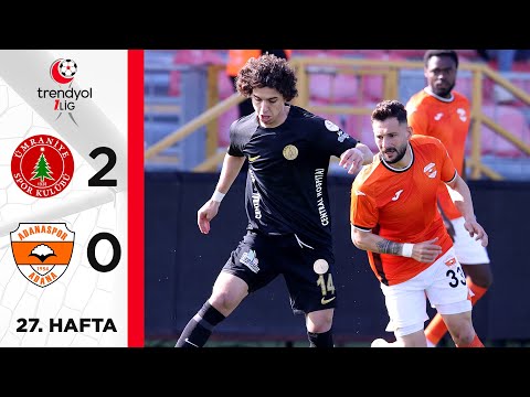 Ümraniyespor (2-0) Adanaspor - Highlights/Özet | Trendyol 1. Lig - 2023/24