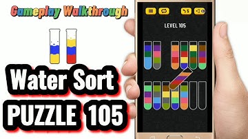 Water sort puzzle level 105 Gameplay Walkthrough