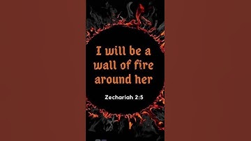 God will be a wall of fire around #godswordoftheday #lordiscoming #godsstrength #gospelmusic