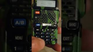 BAOFENG UV-5R Programming the "307 Aware" Emergency Channel in Dual Recieve Mode