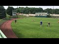 Playing catch on Father&#39;s Day at Helfaer Field