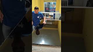 😱 TV Gigante de 75" Chegou Morta... Mas o Final Vai Te Surpreender! #eletronica #tv #viral #tela