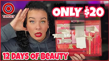 Target Advent Calendar 2025 - 12 Days Of Beauty  - Hot Mess Unboxing!